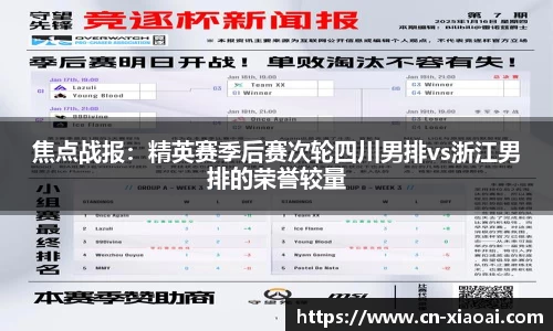 焦点战报：精英赛季后赛次轮四川男排vs浙江男排的荣誉较量